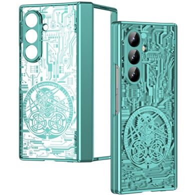 Защитный чехол UniCase Mechanical Legend для Samsung Galaxy Fold 8 Ultra - Green