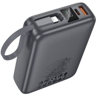 Зовнішній акумулятор Hoco Q39 22.5W+PD20W (20000mAh) - Metal Grey