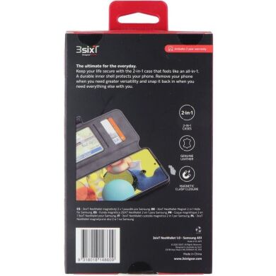 Чехол 3SIXT NeoWallet для Samsung Galaxy A51 (А515) 3S-1875 - Black