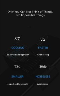 Кулер-вентилятор для смартфона DIVI Smartphone Clip Cooler - Black
