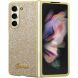 Защитный чехол Guess Glitter Script для Samsung Galaxy Fold 5 - Gold. Фото 1 из 7