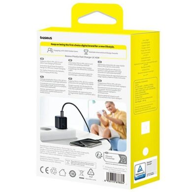 Сетевое зарядное устройство Baseus PicoGo Type-C (45W) P10176800123-00 - Black