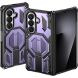 Защитный чехол Deexe Tank Stand для Samsung Galaxy Fold 8 Ultra / Fold 7 - Purple. Фото 3 из 10