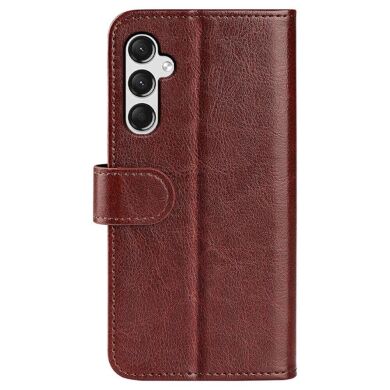 Чехол-книжка Deexe Wallet Style для Samsung Galaxy A25 (A256) - Brown