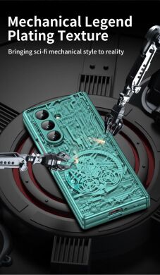 Защитный чехол UniCase Mechanical Legend для Samsung Galaxy Fold 8 Ultra - Silver