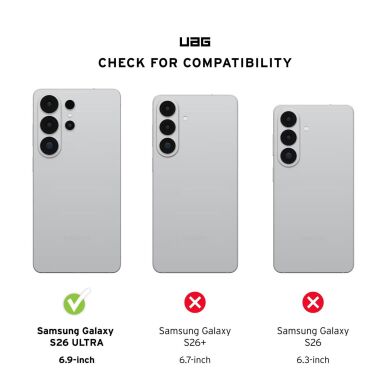 Захисний чохол URBAN ARMOR GEAR Essential Armor MagSafe для Samsung Galaxy S26 Ultra (S948) 214532113131 - Ash