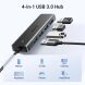 USB HUB UGREEN CM219 4 in 1 USB to 4USB 3.0 (25851) - Black. Фото 3 из 8