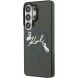 Захисний чохол Karl Lagerfeld IML Choupettes Karl Script Logo MagSafe для Samsung Galaxy S26 Ultra (KLHMS26L5HKSCAK) - Black