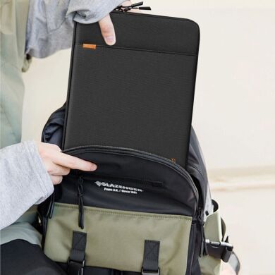 Универсальный чехол Tech-Protect Defender для ноутбука диагональю 15–16 дюймов - Black