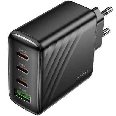 Сетевое зарядное устройство Hoco CS27A 67W (3Type-C + USB) - Black
