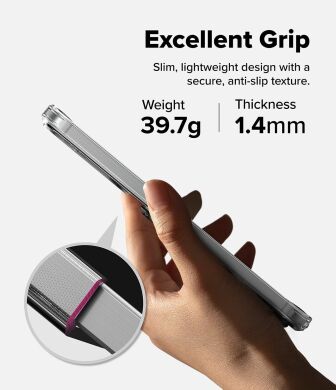 Захисний чохол Ringke Fusion Card для Samsung Galaxy A57 (A576) 8800328818019 - Clear