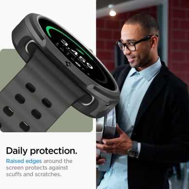 Захисний чохол Spigen (SGP) Liquid Air Case для Samsung Galaxy Watch 8 (40mm) ACS09840 - Matte Black