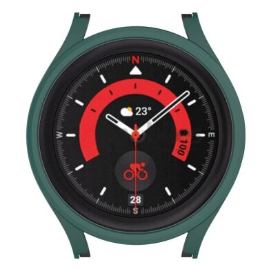 Защитный чехол Deexe Protective Frame для Samsung Galaxy Watch 5 Pro (45mm) - Dark Green