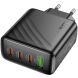 Сетевое зарядное устройство Hoco CS27A 67W (3Type-C + USB) - Black. Фото 4 из 8