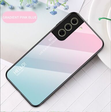 Защитный чехол Deexe Gradient Color для Samsung Galaxy S21 FE (G990) - Pink / Blue