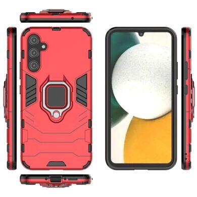 Захисний чохол Deexe Hybrid Case для Samsung Galaxy A34 (A346) - Red