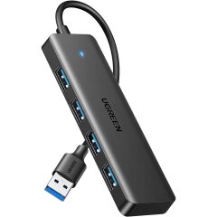 USB HUB UGREEN CM219 4 in 1 USB to 4USB 3.0 (25851) - Black