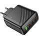 Сетевое зарядное устройство Hoco CS27A 67W (3Type-C + USB) - Black. Фото 5 из 8