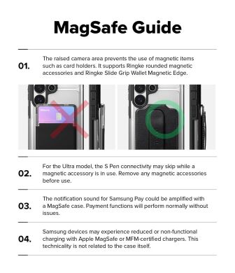 Защитный чехол Ringke UX Magnetic для Samsung Galaxy S26 Ultra (S948) 8800328814813 - Clear