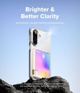 Захисний чохол Ringke Fusion Card для Samsung Galaxy A57 (A576) 8800328818019 - Clear
