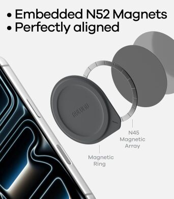 Магнітна пластина AULUMU AC01 Magnetic Pad - Grey