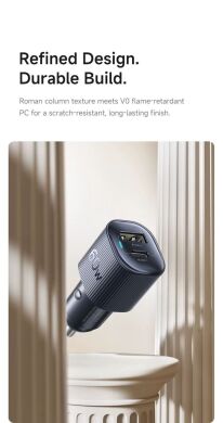 Автомобільний зарядний пристрій Baseus PrimeTrip VP2 60W (Type-C + USB) C0207400 - Black