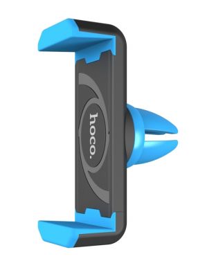 Автомобильный держатель на воздуховод HOCO CPH01 для смартфонов шириной от 55 до 80мм - Blue