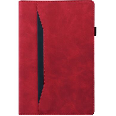 Чехол Deexe Business Style для Samsung Galaxy Tab A9 / Tab A11 (Х130/135/X110/115) - Red