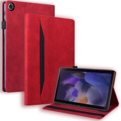 Чехол Deexe Business Style для Samsung Galaxy Tab A9 / Tab A11 (Х130/135/X110/115) - Red