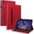 Чехол Deexe Business Style для Samsung Galaxy Tab A9 / Tab A11 (Х130/135/X110/115) - Red