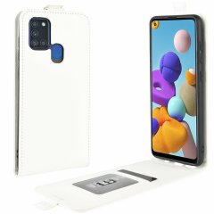 Чохол Deexe Flip Case для Samsung Galaxy A21s (A217) - White