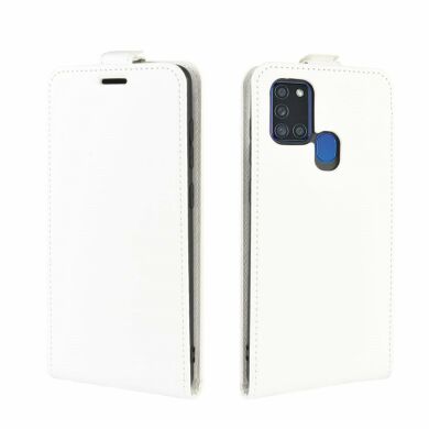 Чехол Deexe Flip Case для Samsung Galaxy A21s (A217) - White