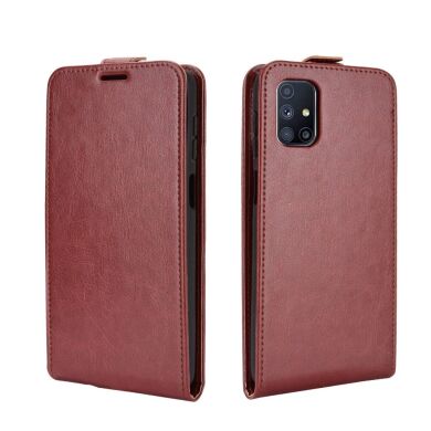 Чехол Deexe Flip Case для Samsung Galaxy M51 (M515) - Brown