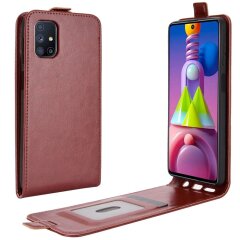 Чохол Deexe Flip Case для Samsung Galaxy M51 (M515) - Brown