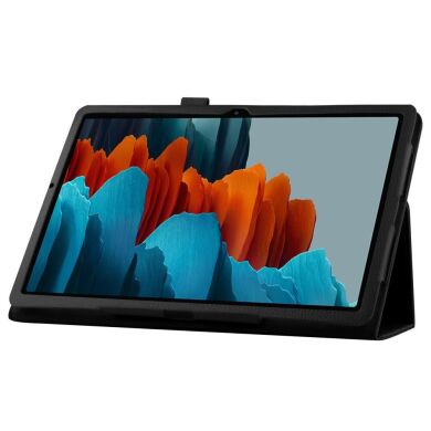 Чехол Deexe Folder Style для Samsung Galaxy Tab S7 Plus (T970/975) / S8 Plus (T800/806) - Black