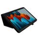 Чехол Deexe Folder Style для Samsung Galaxy Tab S7 Plus (T970/975) / S8 Plus (T800/806) - Black. Фото 5 из 7