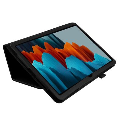 Чехол Deexe Folder Style для Samsung Galaxy Tab S7 Plus (T970/975) / S8 Plus (T800/806) - Black