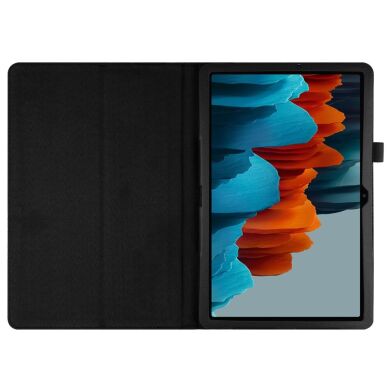 Чехол Deexe Folder Style для Samsung Galaxy Tab S7 Plus (T970/975) / S8 Plus (T800/806) - Black