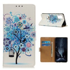 Чехол Deexe Life Style Wallet для Samsung Galaxy M51 (M515) - Blue Tree
