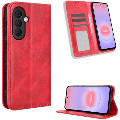 Чехол Deexe Retro Style для Samsung Galaxy A37 (A376) - Red