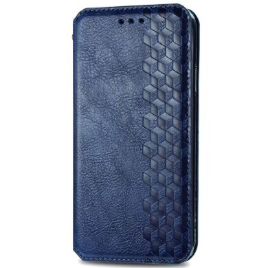 Чехол Deexe Rhombus Wallet для Samsung Galaxy A04 (A045) - Blue