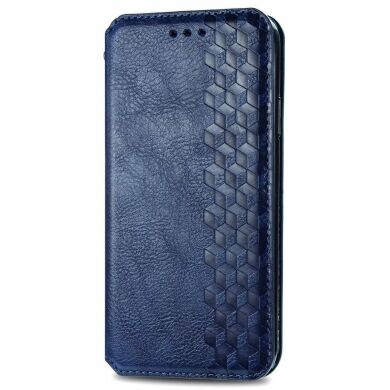 Чехол Deexe Rhombus Wallet для Samsung Galaxy A06 (A065) - Blue