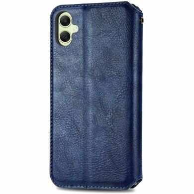 Чехол Deexe Rhombus Wallet для Samsung Galaxy A06 (A065) - Blue