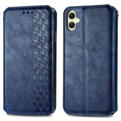 Чехол Deexe Rhombus Wallet для Samsung Galaxy A06 (A065) - Blue