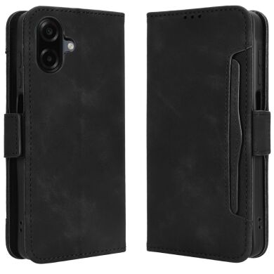 Чехол Deexe Wallet Stand для Samsung Galaxy A07 (A075) - Black