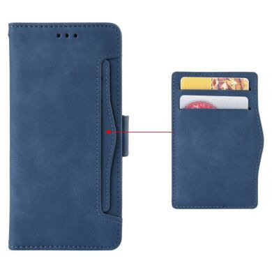 Чехол Deexe Wallet Stand для Samsung Galaxy A36 (A366) - Blue