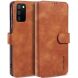 Чехол DG.MING Retro Style для Samsung Galaxy A02s (A025) - Brown. Фото 1 из 15