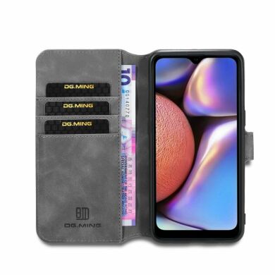 Чехол DG.MING Retro Style для Samsung Galaxy A10s (A107) - Grey