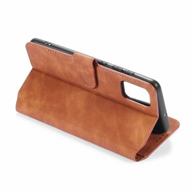 Чохол DG.MING Retro Style для Samsung Galaxy A51 (А515) - Brown