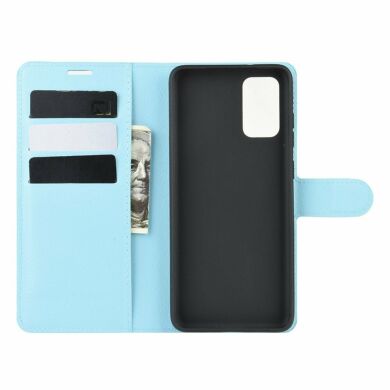 Чехол-книжка Deexe Book Type для Samsung Galaxy S20 (G980) - Blue